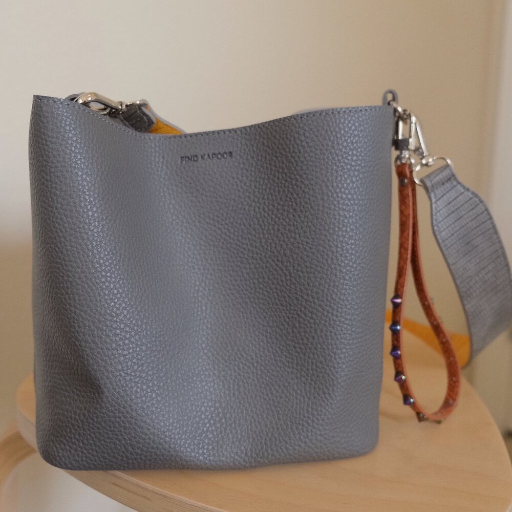 Find Kapoor Gray Bucket Bag